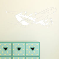 Thumbnail for Departing Detailed Airbus A380 Designed Wall Sticker