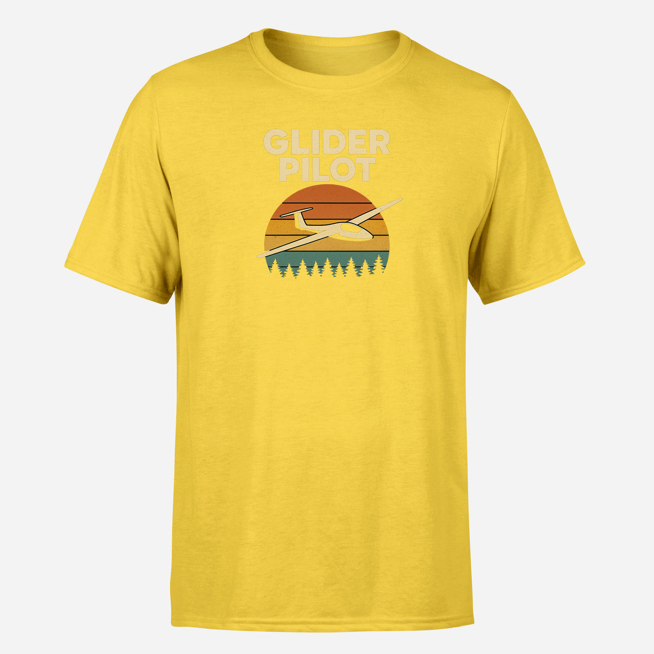 Retro Glider Design Super Quality T-Shirts