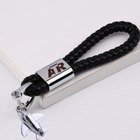 Thumbnail for ATR & Text Designed Leather Car Key Chains