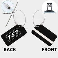Thumbnail for Flat Colourful 757 Designed Fashion Metal Luggage Tags