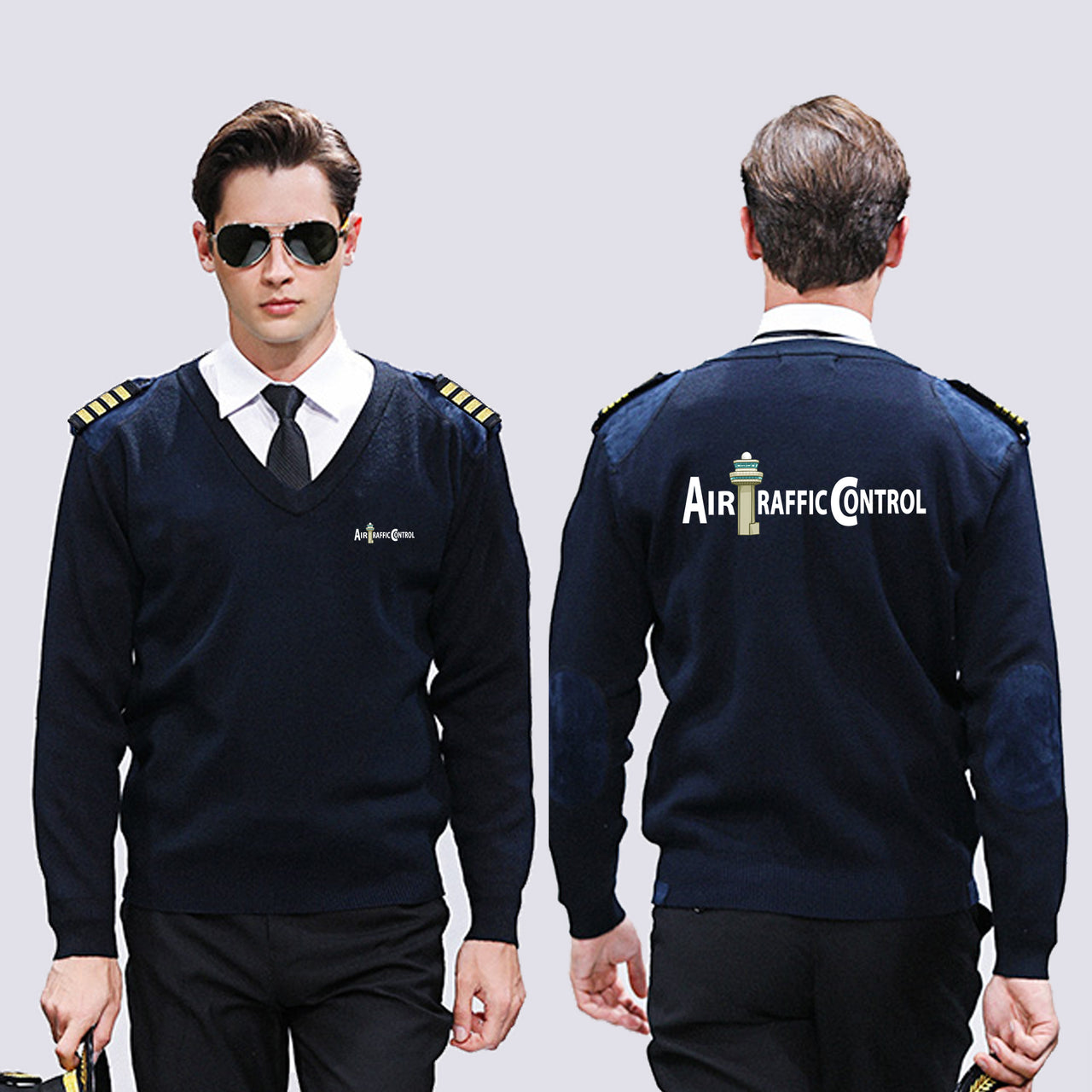 Air Traffic Control Designed Wool Pilot Sweaters