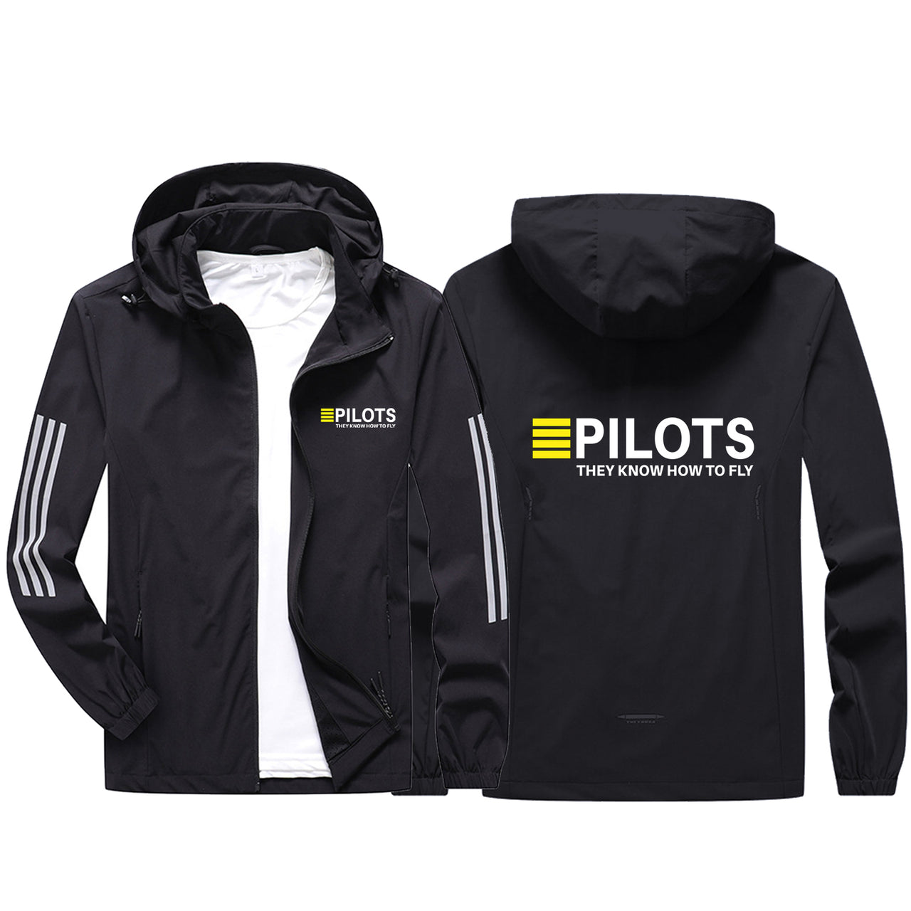 Pilots They Know How To Fly Sport & Running Jackets