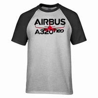 Thumbnail for Amazing Airbus A320neo Designed Raglan T-Shirts