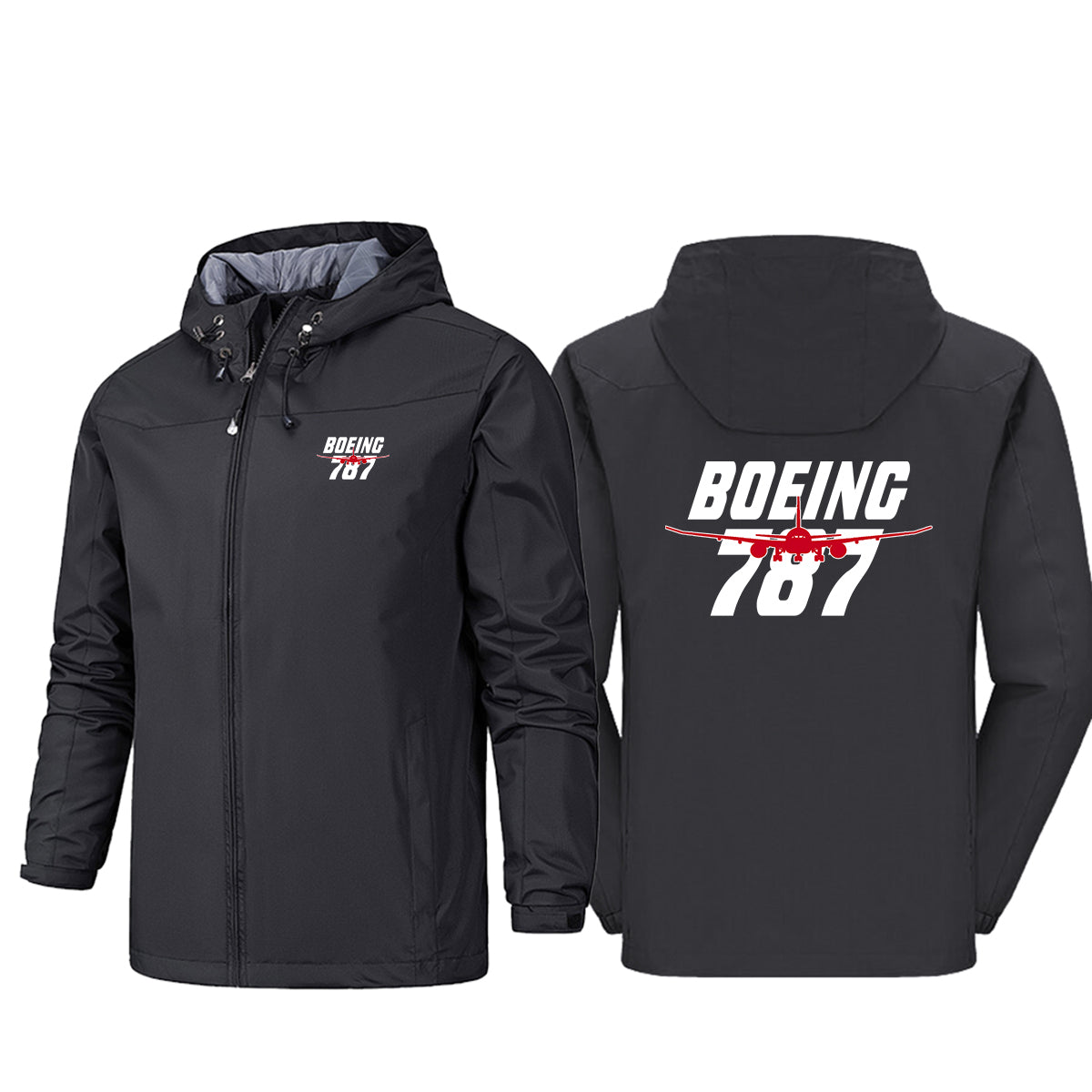 Amazing Boeing 787 Designed Rain Jackets & Windbreakers