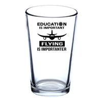 Thumbnail for Flying is Importanter Designed Beer & Water Glasses