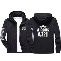Thumbnail for Airbus A321 & Plane Sport & Running Jackets