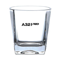 Thumbnail for A321neo & Text Designed Whiskey Glass