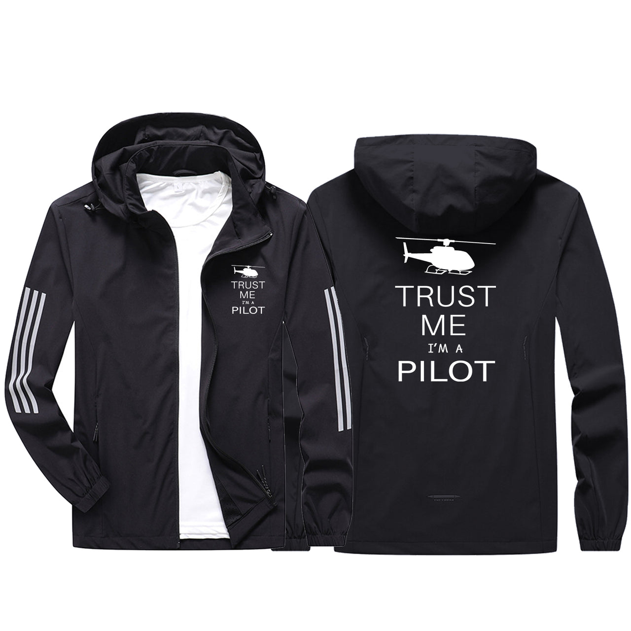 Trust Me I'm a Pilot (Helicopter) Sport & Running Jackets