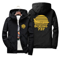Thumbnail for Retro Boeing 737 Designed Thin Windbreaker Jackets