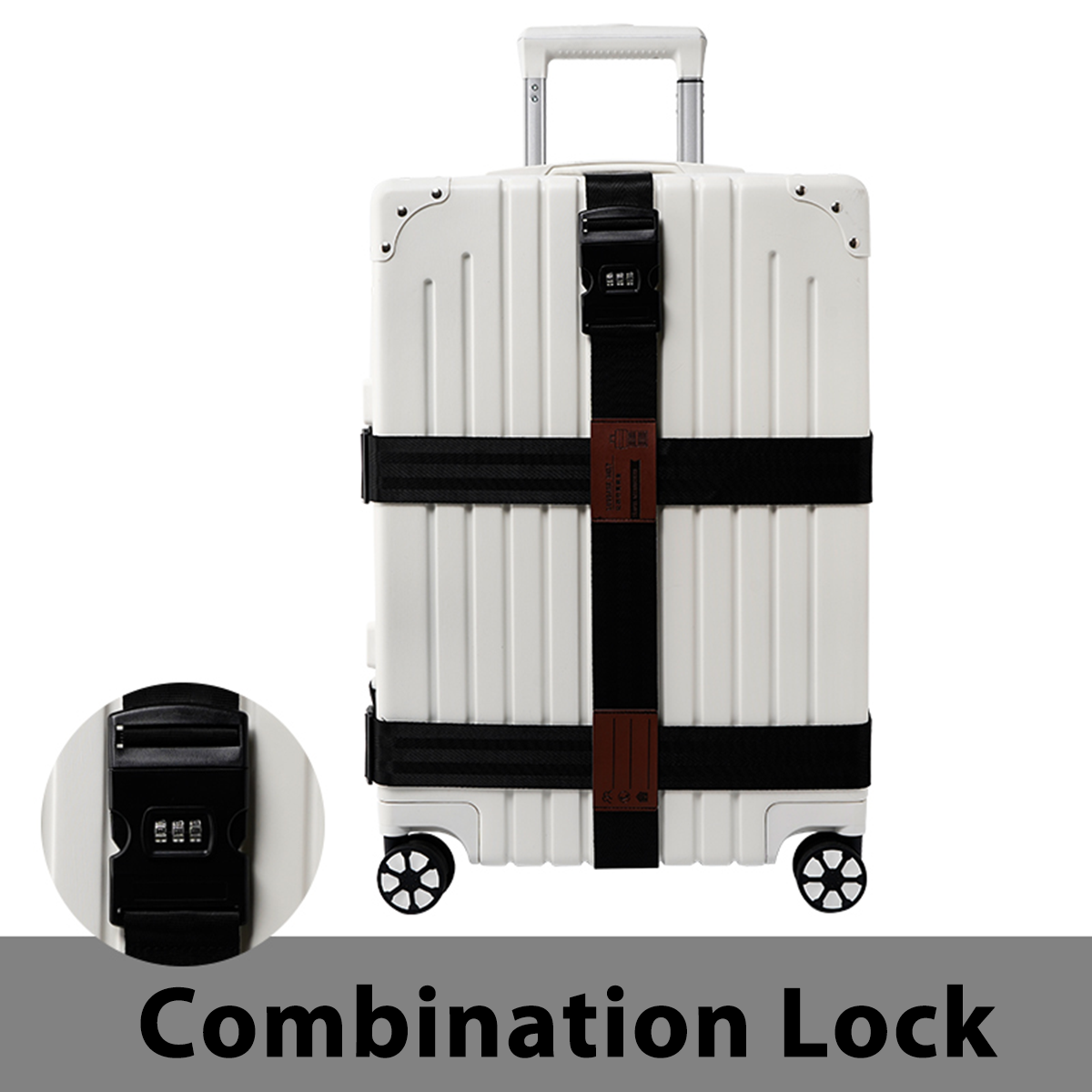 Check-in Adjustable Explosion-proof Luggage With Password Lock Anti-theft