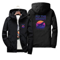 Thumbnail for Fly The Night Designed Thin Windbreaker Jackets