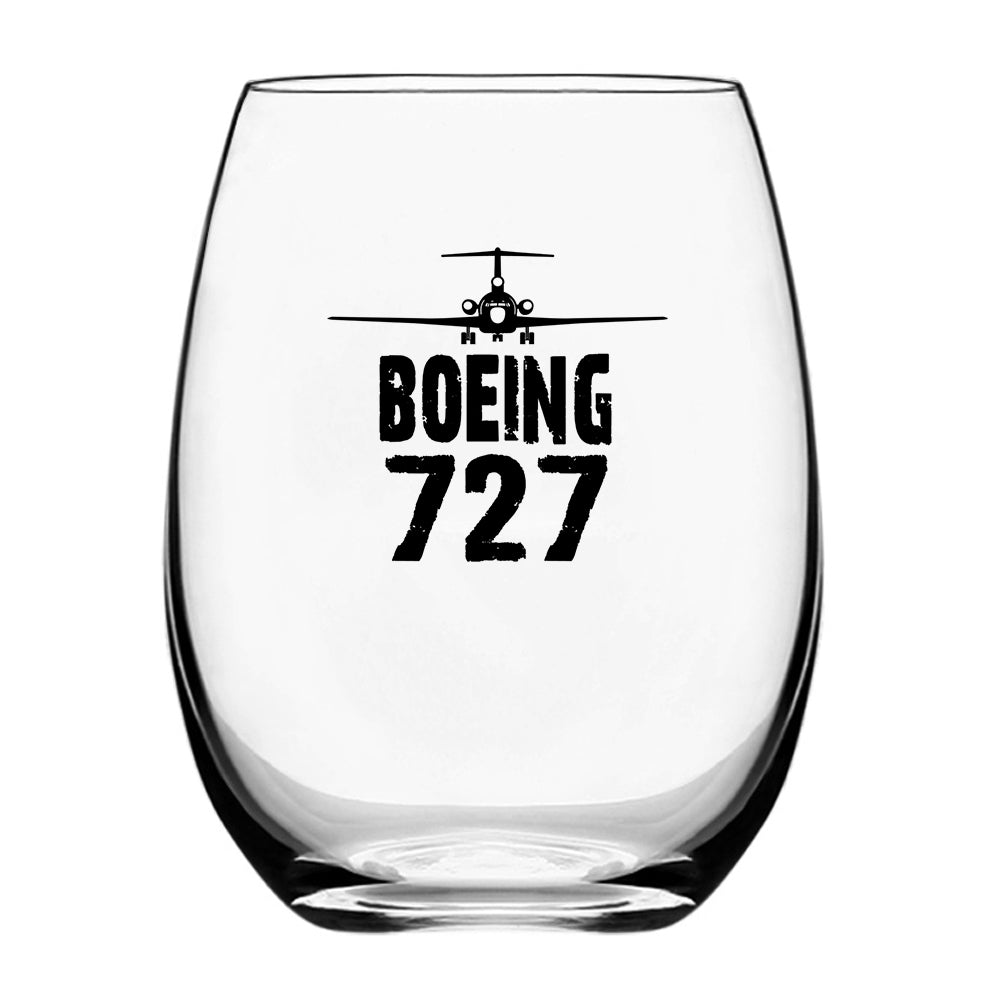 Boeing 727 & Plane Designed Water & Drink Glasses