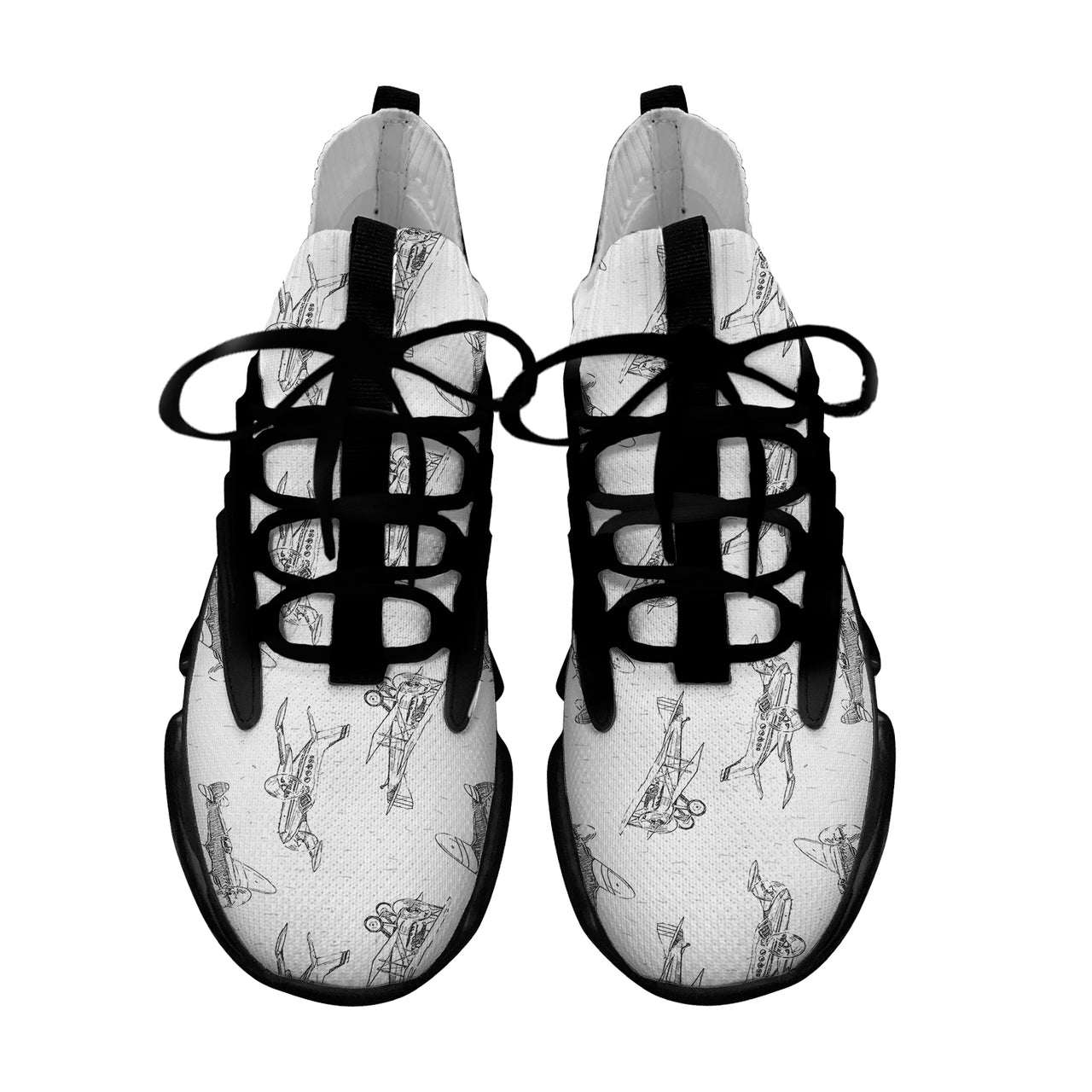 Super Aircrafts Designed Fashion Running Shoes