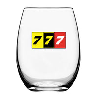 Thumbnail for Flat Colourful 777 Designed Water & Drink Glasses