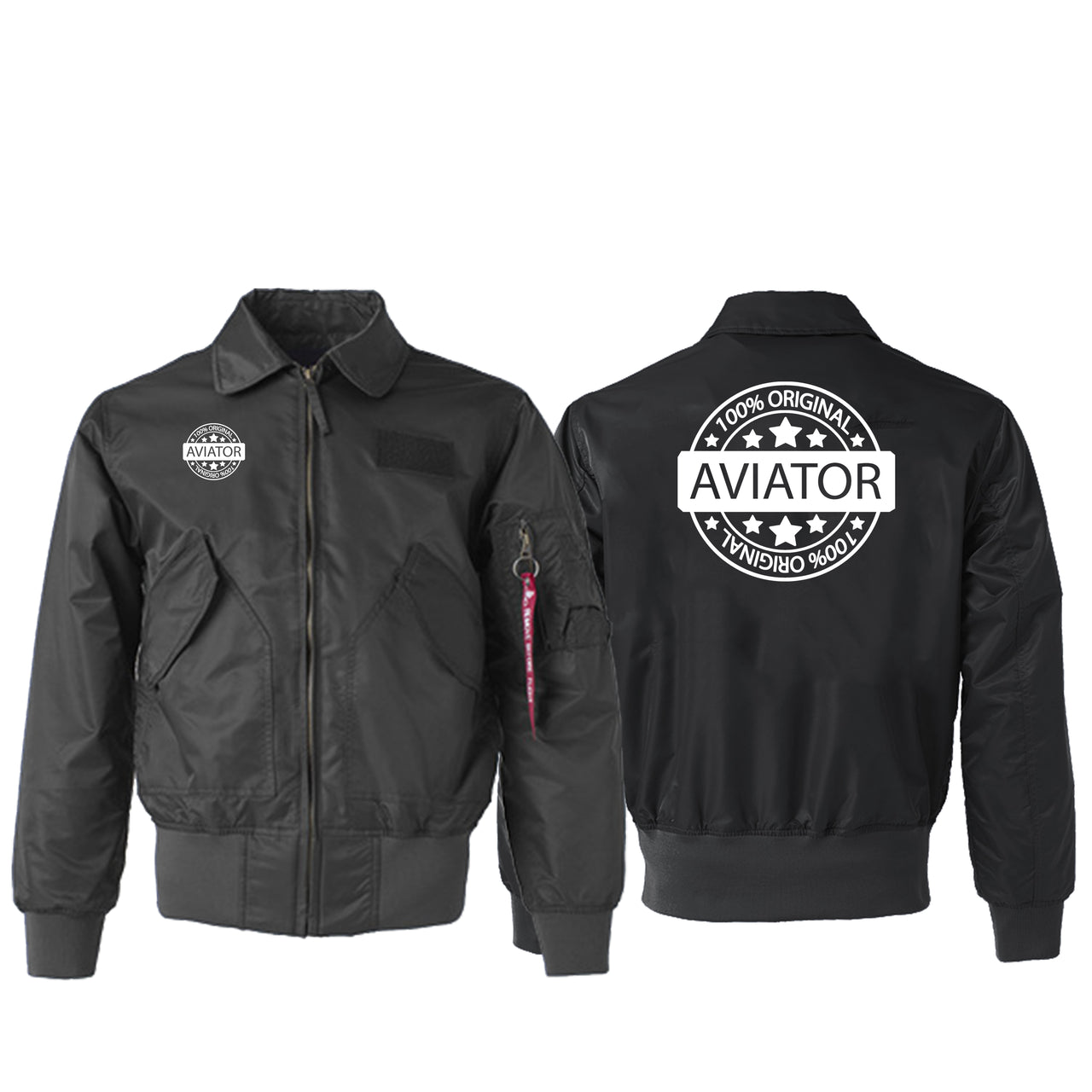 %100 Original Aviator Designed Embroidered Patch Attachable Jackets