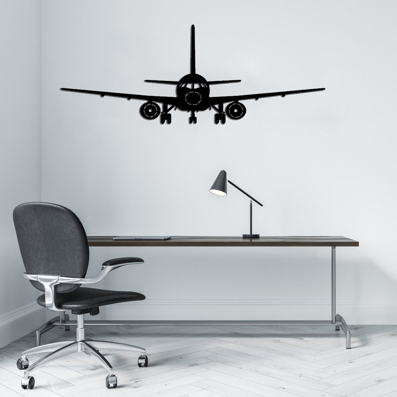 Sukhoi Superjet 100 Silhouette Designed Wall Metal Signs