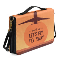 Thumbnail for Let's Fly Away Designed PU Accessories Bags Strap Style