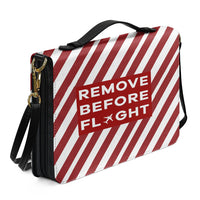 Thumbnail for Special Edition Remove Before Flight 2 Designed PU Accessories Bags Strap Style