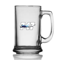 Thumbnail for Super Boeing 747 Designed Beer Glass with Holder