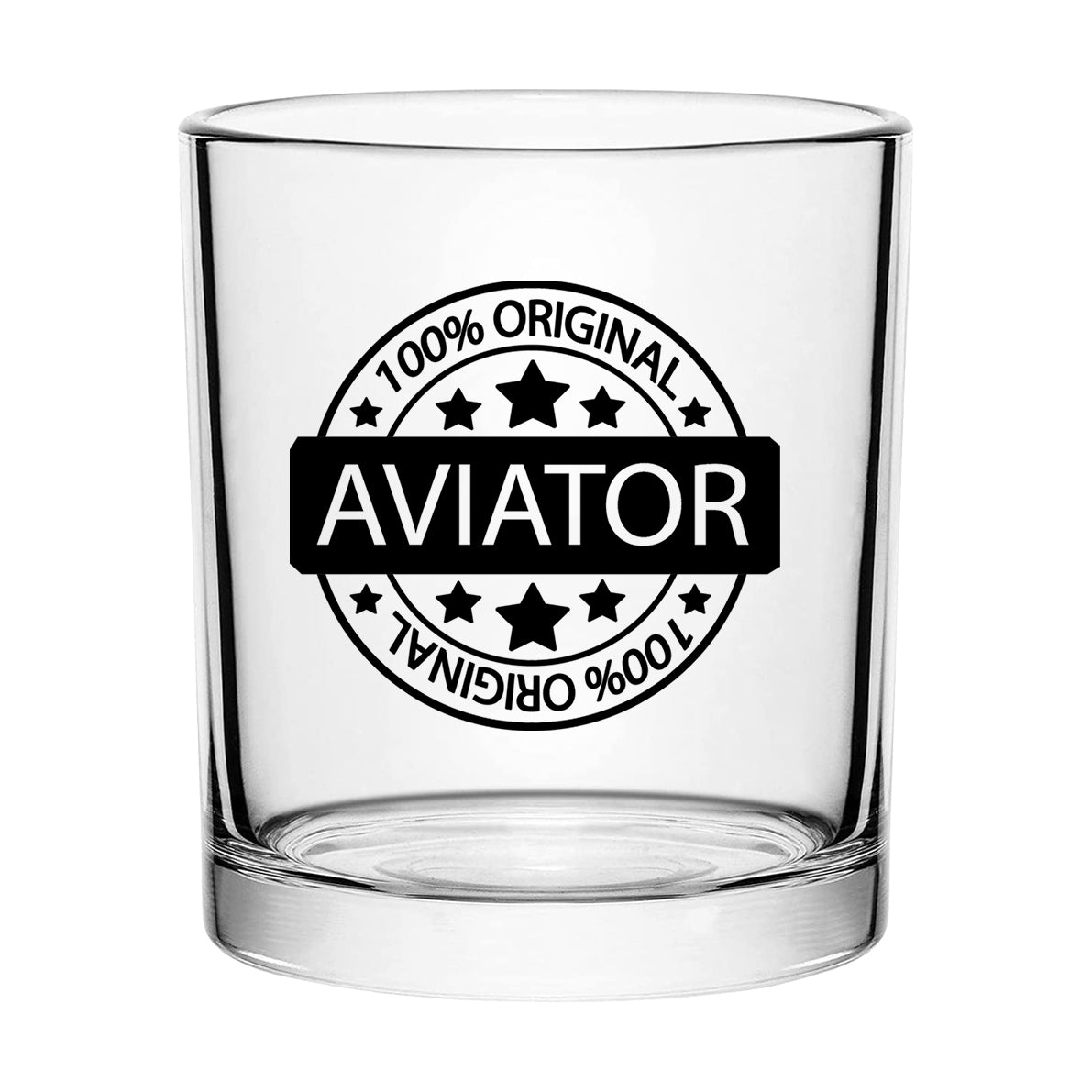 %100 Original Aviator Designed Special Whiskey Glasses