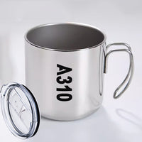 Thumbnail for A310 Text Designed Stainless Steel Portable Mugs