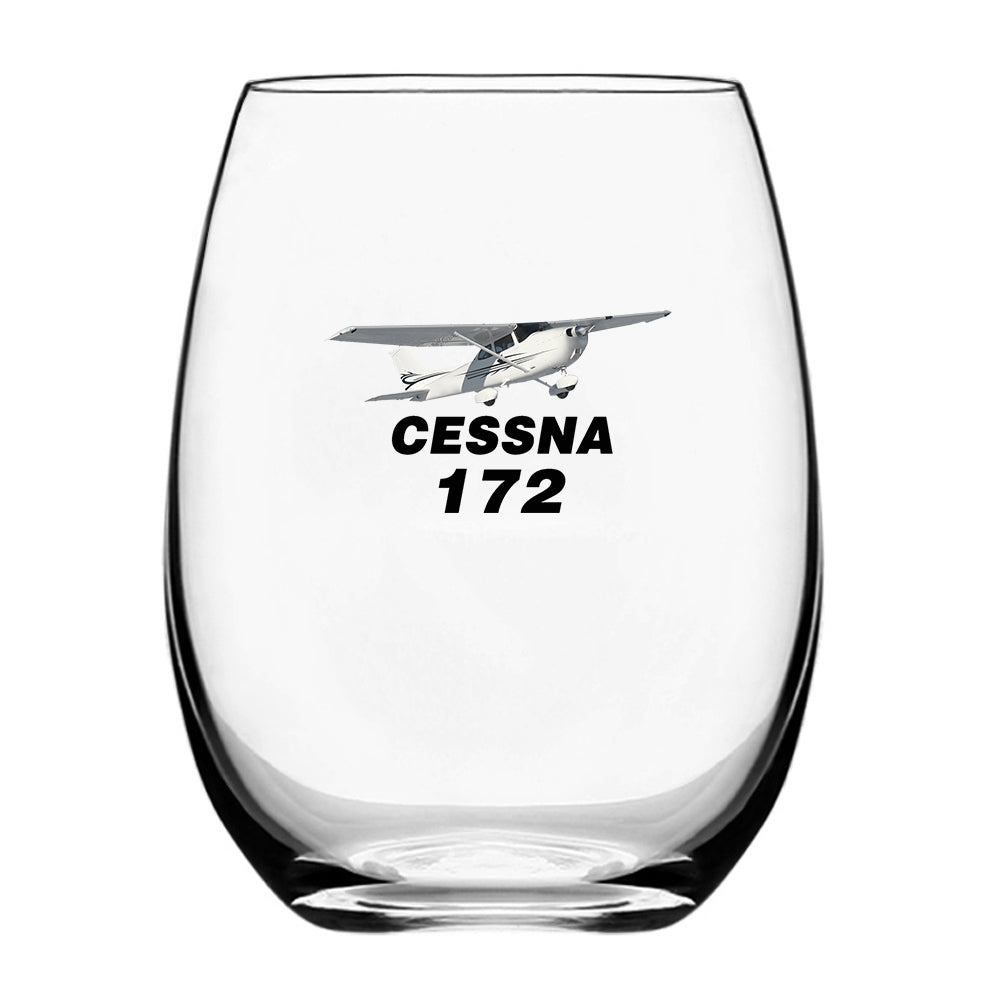 The Cessna 172 Designed Water & Drink Glasses