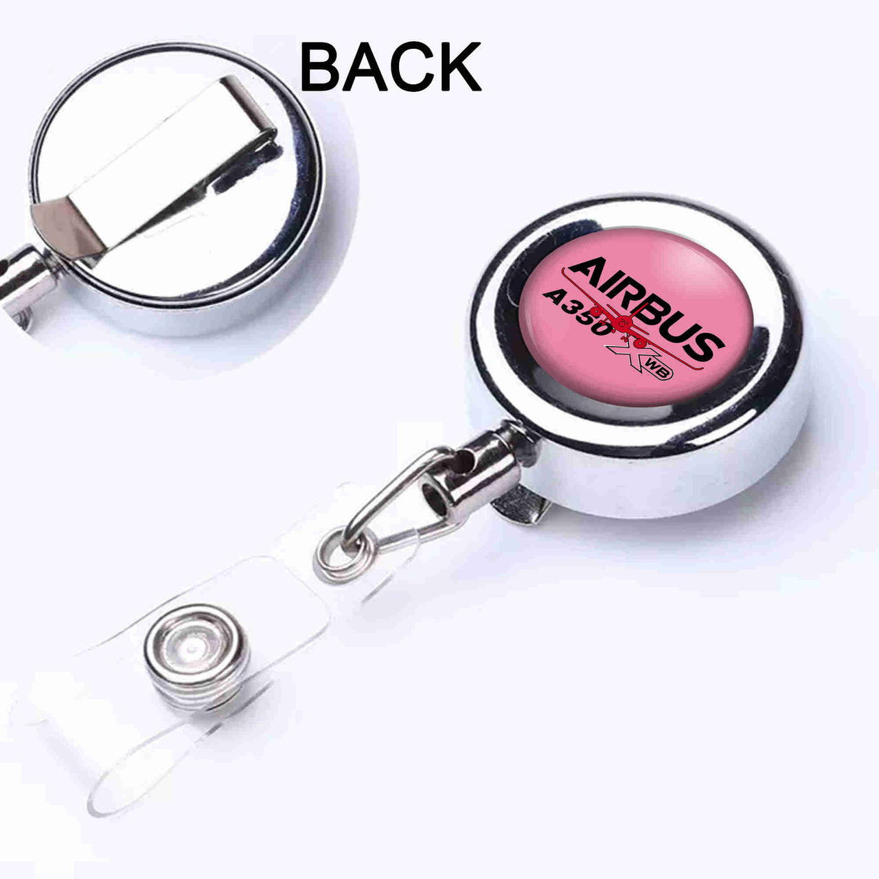 Amazing Airbus A350 XWB Designed Retractable ID Card Badge