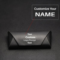 Thumbnail for Your Custom Design & Image & Logo & Text Design High End Handmade Retro PU Leather (1) Glasses Case
