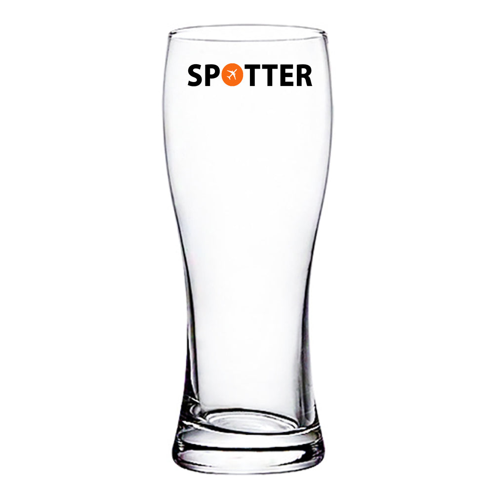 Spotter Designed Pilsner Beer Glasses