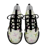 Thumbnail for Seamless 3D Airplanes Designed Fashion Running Shoes