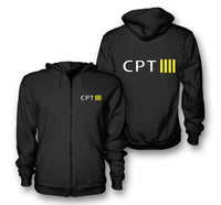 Thumbnail for CPT & 4 Lines Designed Zipped Hoodies