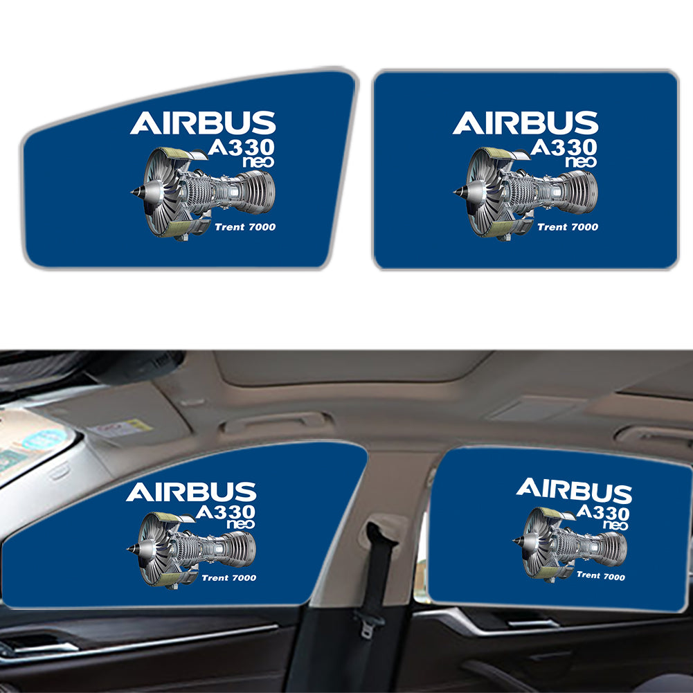 Airbus A330neo & Trent 7000 Designed Car Sun Shade (Side window)