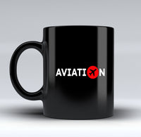 Thumbnail for Aviation Designed Black Mugs