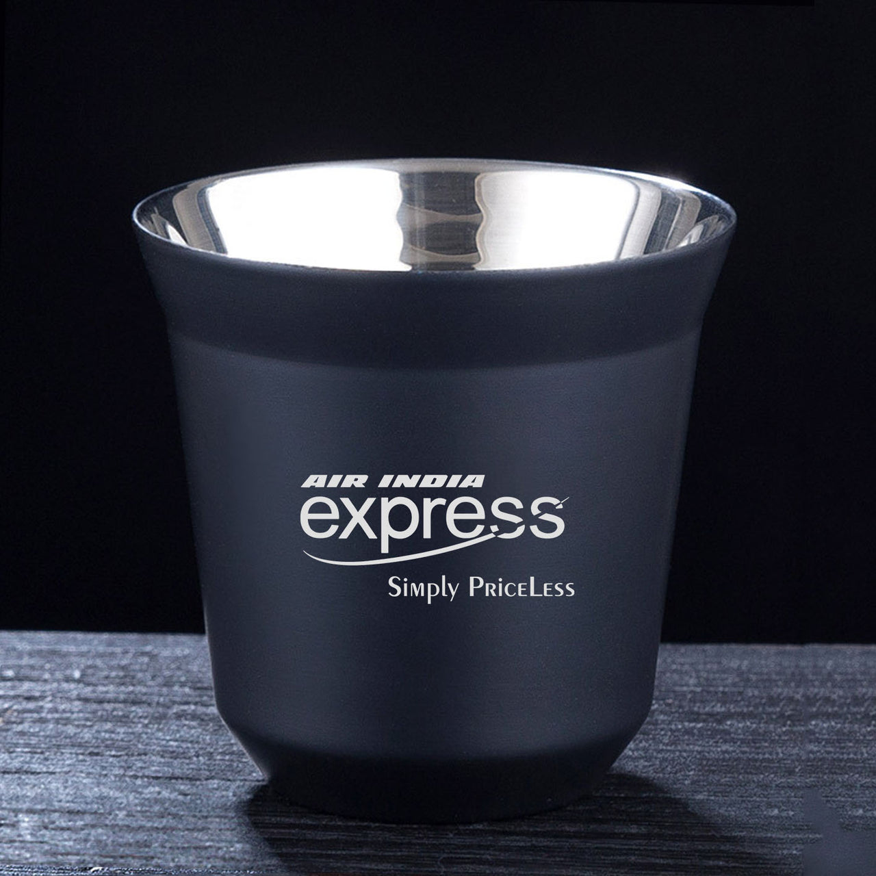 Air India Express Double Wall Stainless Steel Coffee Mugs
