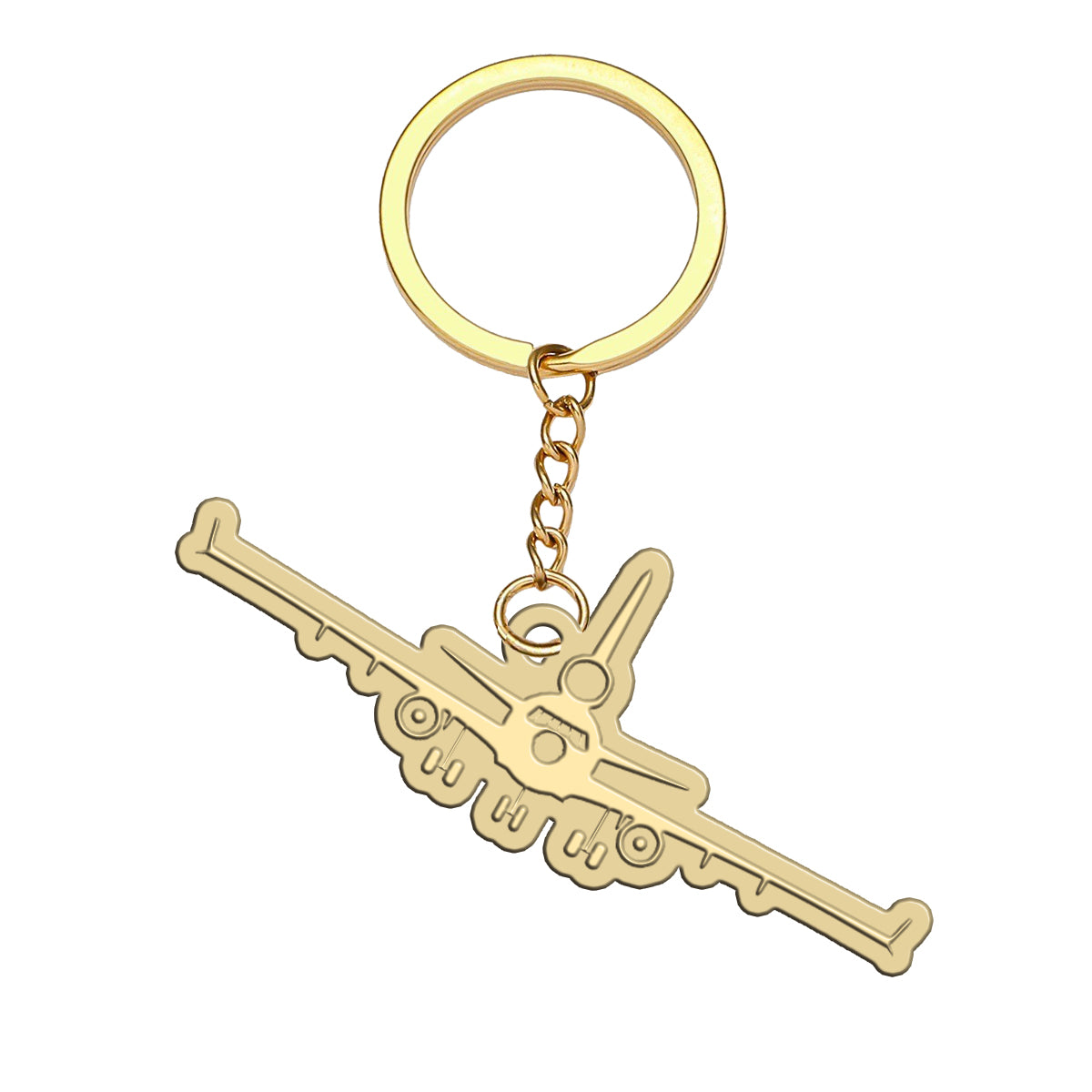 McDonnell Douglas MD-11 Silhouette Plane Designed Hollow Key Chains