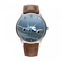 Thumbnail for Cruising Boeing 787 Designed Fashion Leather Strap Watches