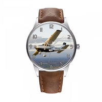 Thumbnail for Cruising Cessna Designed Fashion Leather Strap Watches