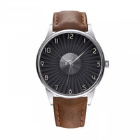 Thumbnail for Jet Engine Designed Designed Fashion Leather Strap Watches