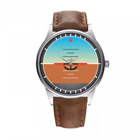 Thumbnail for Gyro Horizon Designed Fashion Leather Strap Watches