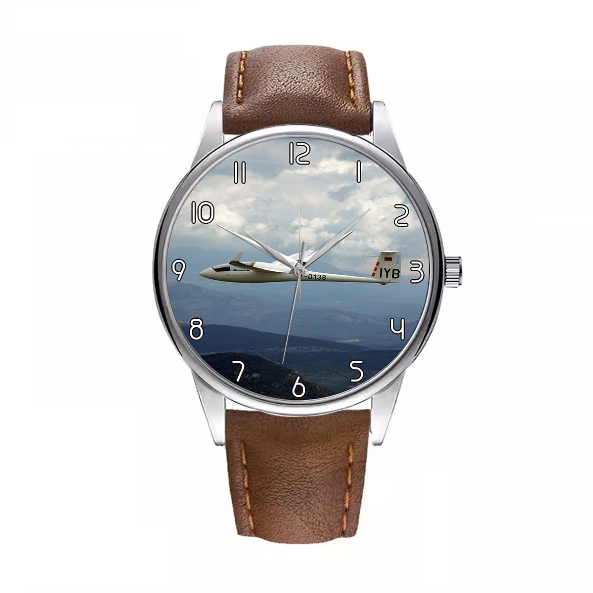 Cruising Glider Designed Fashion Leather Strap Watches