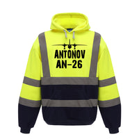 Thumbnail for Antonov AN-26 & Plane Designed Reflective Hoodies