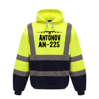 Thumbnail for Antonov AN-225 & Plane Designed Reflective Hoodies