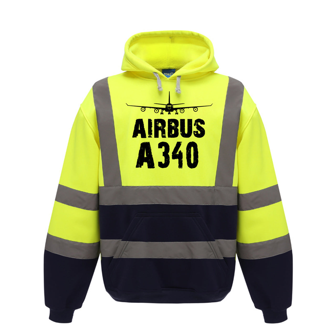 Airbus A340 & Plane Designed Reflective Hoodies