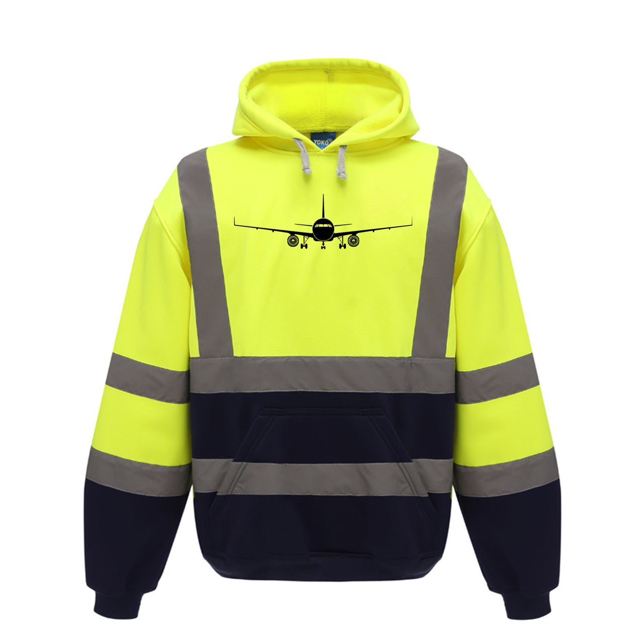 Airbus A320 Silhouette Designed Reflective Hoodies