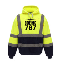 Thumbnail for Boeing 787 & Plane Designed Reflective Hoodies