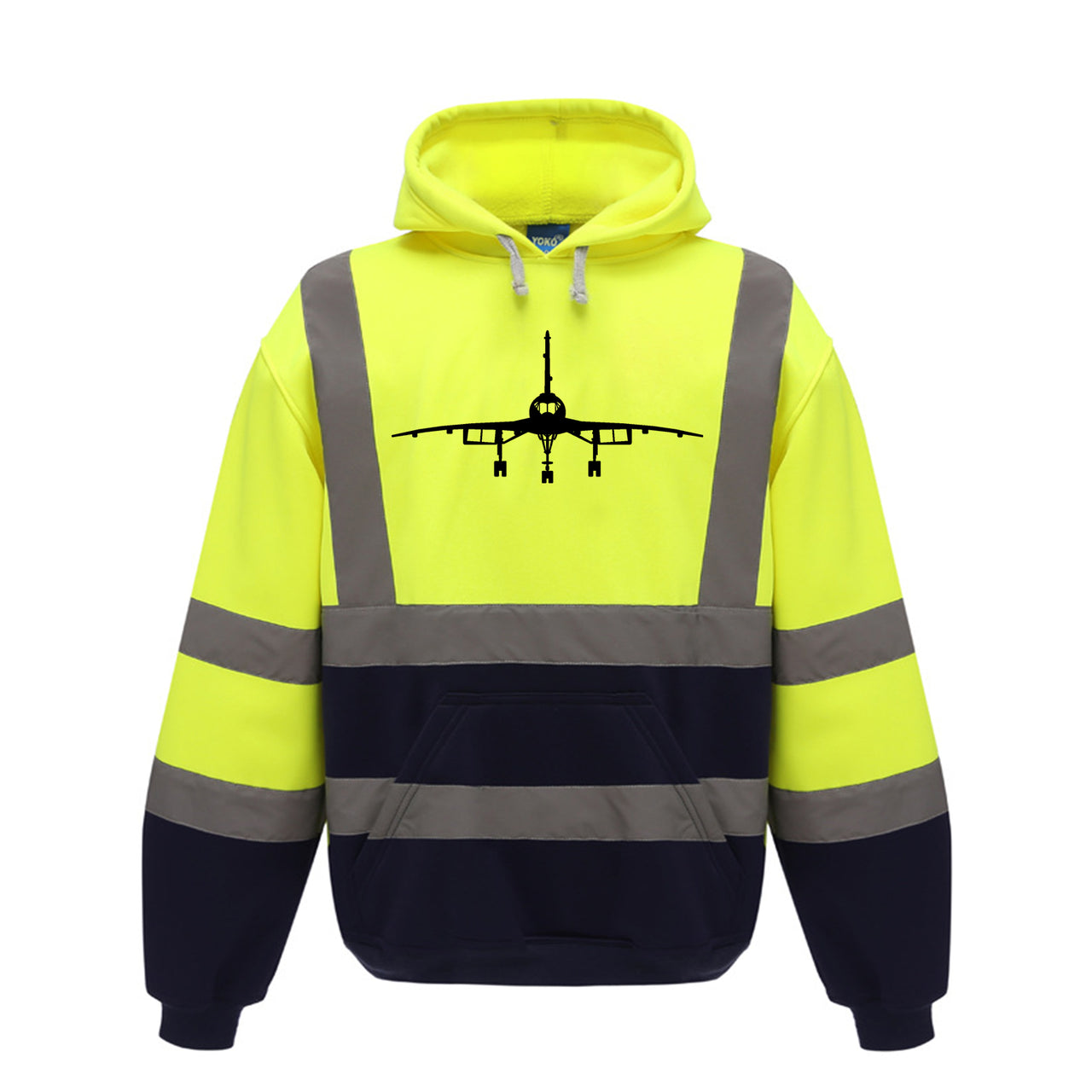Concorde Silhouette Designed Reflective Hoodies