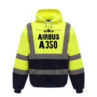 Thumbnail for Airbus A350 & Plane Designed Reflective Hoodies
