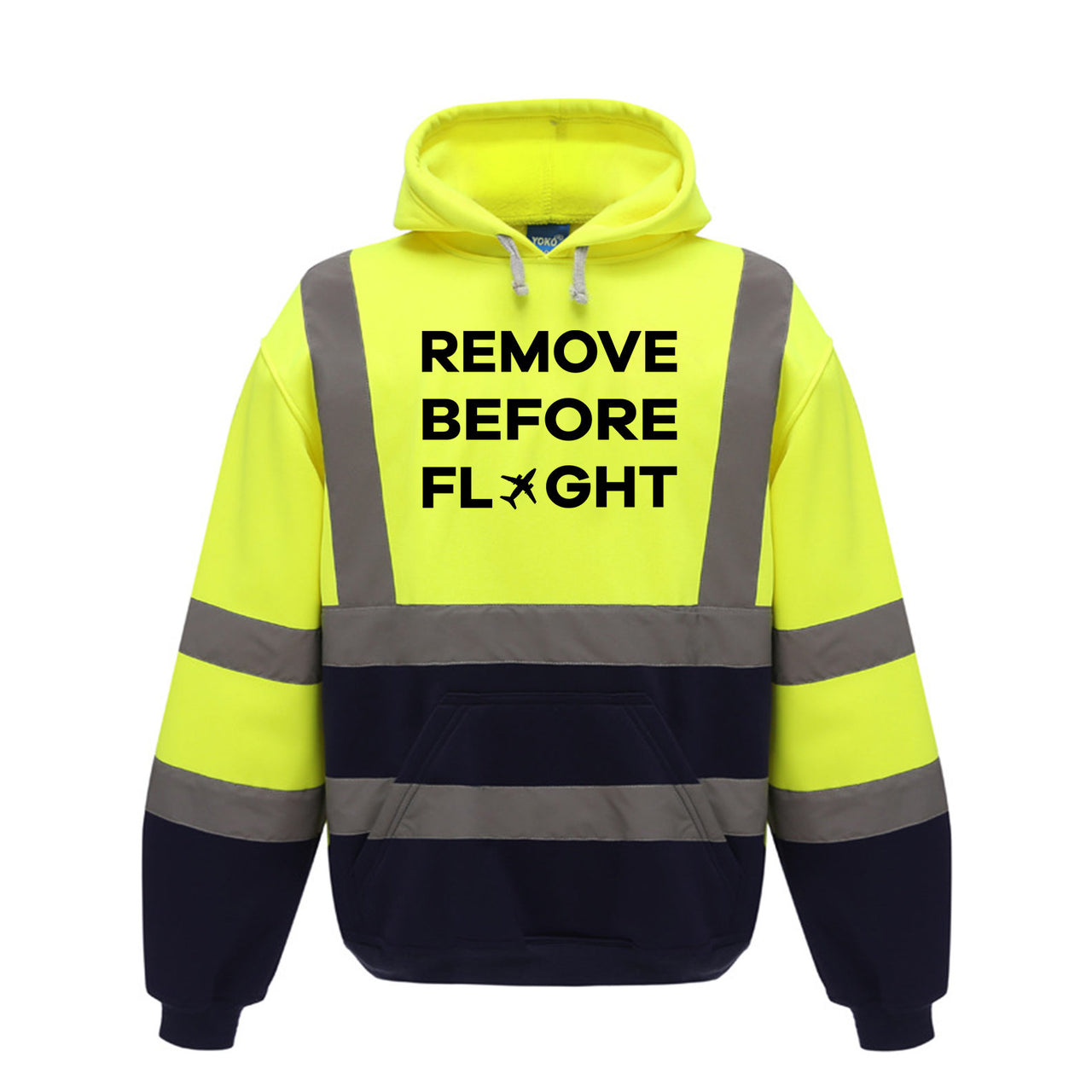 Remove Before Flight Designed Reflective Hoodies