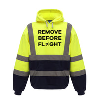 Thumbnail for Remove Before Flight Designed Reflective Hoodies