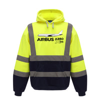 Thumbnail for The Airbus A350 WXB Designed Reflective Hoodies